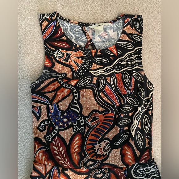 H&M patterned A-line dress, size xs - Picture 6 of 6